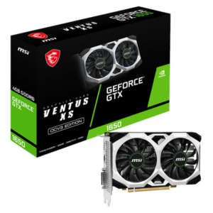 MSI Nvidia GeForce GTX 1650 D6 VENTUS XS OCV3 4GB GDDR6 128-BIT Graphics Card