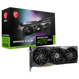 MSI Nvidia GeForce RTX 4070 Super Gaming X Slim 12GB Graphics Card