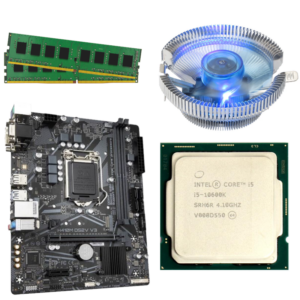 I5-10600K, 16GB DDR4 RAM, Blue LED CPU Fan, Asus Prime Z490-P Motherboard Combo