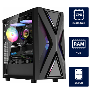 i5 4th, 4GB RAM, 256GB SSD RUIX CV203 Desktop Tower