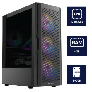 i5 4th Gen, 8GB RAM, 500GB HDD Antec AX20 Desktop Tower