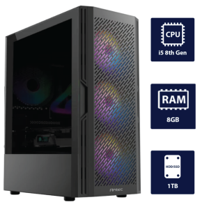 i5 8th, 8GB RAM, 1TB SSD Gaming Computer