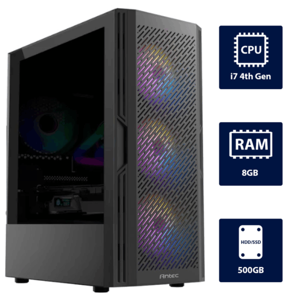 i7 4th Gen, 8GB RAM, 500GB HDD, Desktop Computer