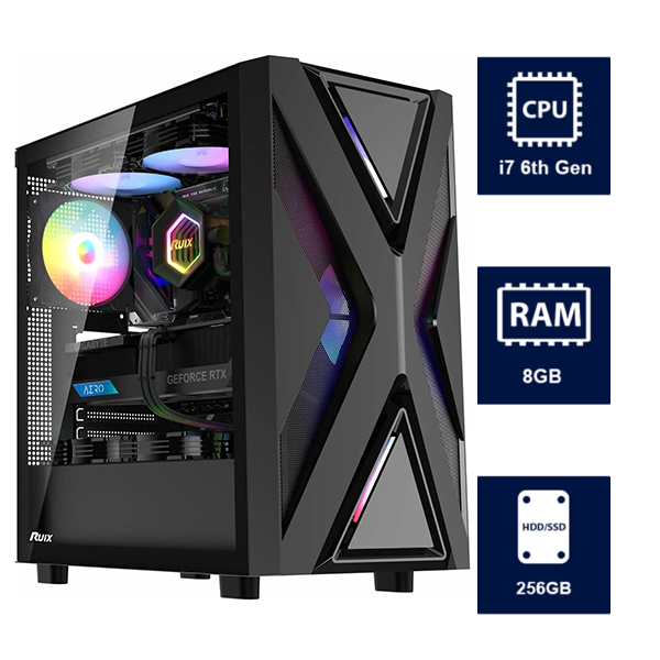 i7 6th, 8GB RAM, 256GB SSD Desktop Computer