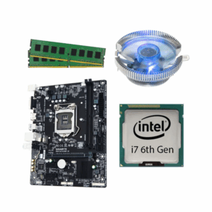 i7 6th CPU, 4GB RAM, Blue LED CPU FAN, H110 Motherboard Combo