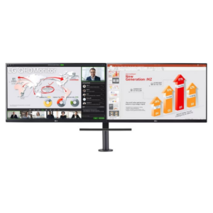 LG 27″ QHD Dual Ergo QHD Monitor with USB Type-C, Daisy Chain
