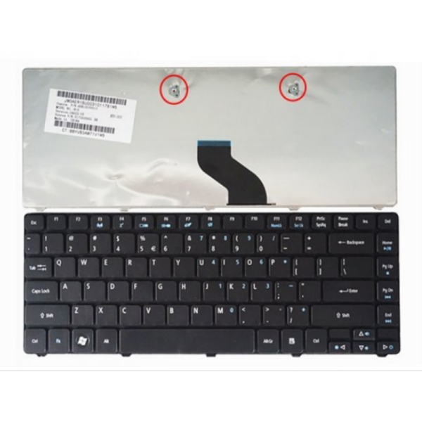 Acer Aspire MP-09G23U-442 No Frame Laptop Keyboard White