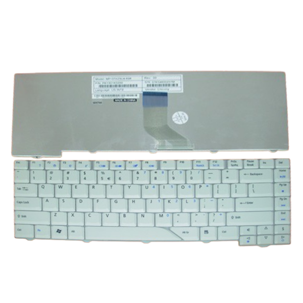 Acer Aspire 4710/5930 No Frame Laptop Keyboard White