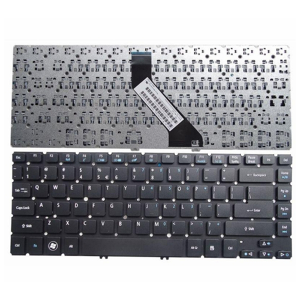 Acer Aspire NSK-R91BQ 0A, No Frame, Laptop Keyboard Black
