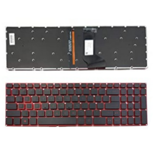 Acer Nitro 5 AN515 Series, No Frame Red Backlit Laptop Keyboard Black