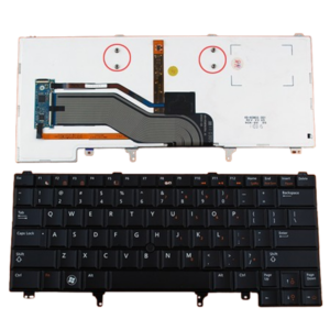 Dell E6420, NSK-DVBBV With Backlit, Laptop Keyboard Black