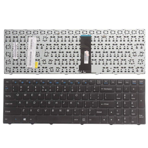 Mecer, Proline, Clevo WA50SFQ, No Frame, Laptop Keyboard Black