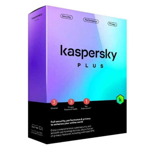 Kaspersky Plus Internet Security 1 year License - 1 Devices