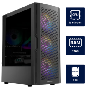 i5 6th, 32GB RAM, 1TB SSD Desktop Computer