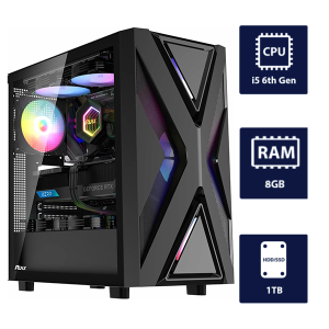 i5 6th, 8GB RAM, 1TB SSD RUIX CV203 Desktop Tower