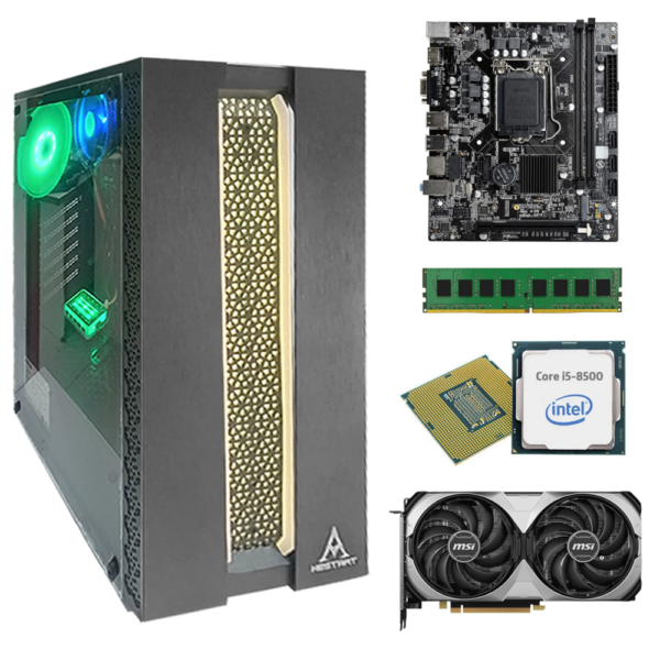 i5 8th, 32GB RAM, 2TB SSD, 12GB RTX 4070 Gaming Computer