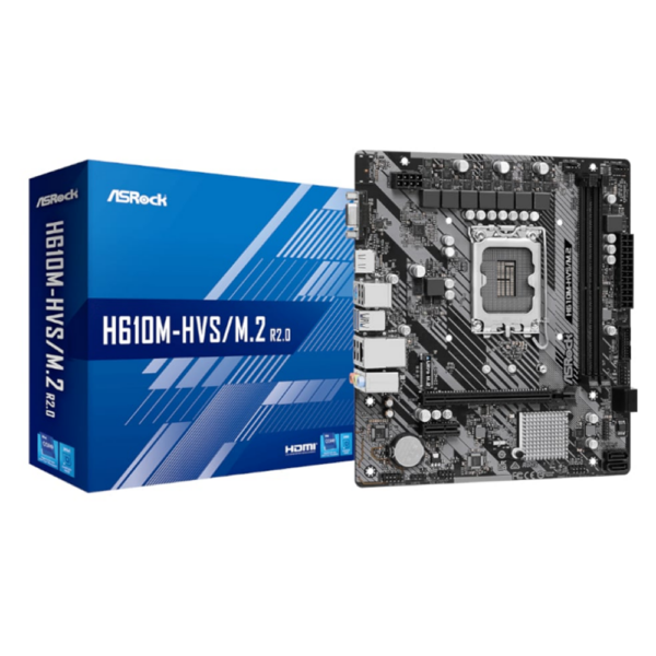 ASRock H610M-HVS/M.2 R2.0 Intel LGA 1700 m-ATX Motherboard