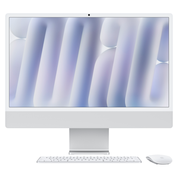 24" iMac Retina 4.5K display: Apple M4 chip 10‑core CPU and 10‑core GPU, 16GB, 512GB SSD - Silver (A3137)
