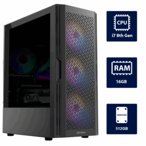 i7 8th, 16GB RAM, 512GB SSD Desktop Computer