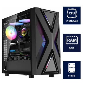 i7 8th, 8GB RAM, 512GB SSD Desktop Computer