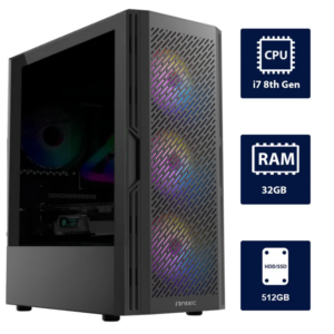 i7 8th, 32GB RAM, 512GB SSD Desktop Computer
