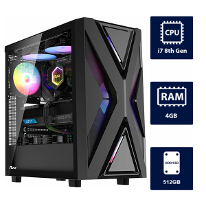 i7 8th, 4GB RAM, 512GB SSD Desktop Computer