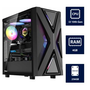 i3 10th, 4GB RAM, 256GB SSD CV203 Desktop Tower
