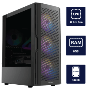i7 6th, 8GB RAM, 512GB SSD Gaming Computer