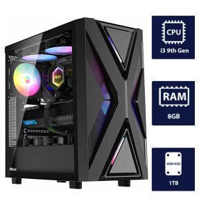 i3 9th, 8GB RAM, 1TB SSD RUIX CV203 Desktop Tower