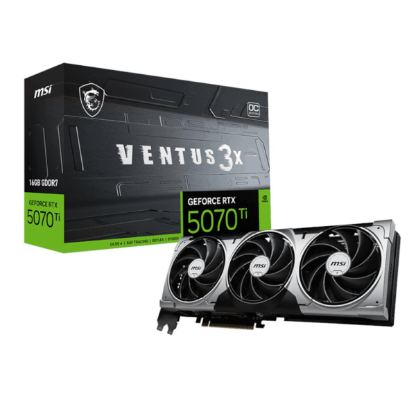 MSI GeForce RTX 5070 Ti 16G VENTUS 3X OC Graphics Card