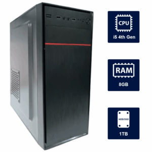 i5 4th, 8GB RAM, 1TB SSD Desktop Computer