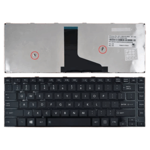 Toshiba C40, C40D Series No Frame Laptop Keyboard Black
