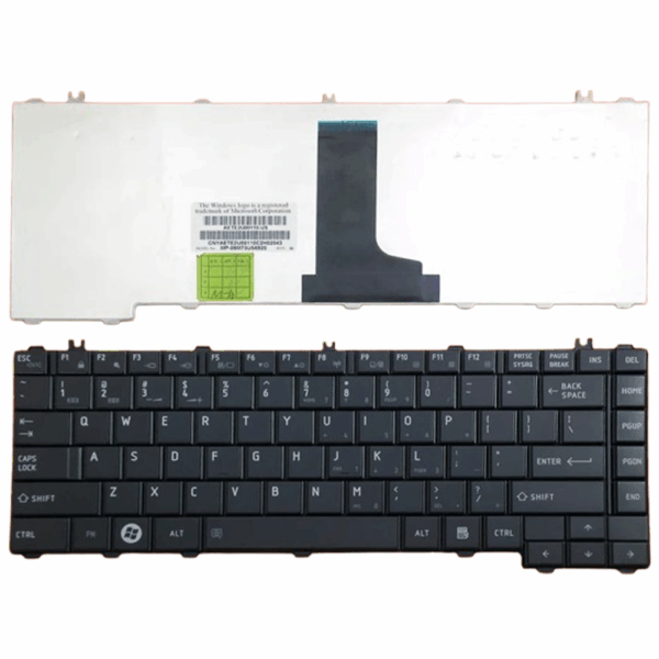 Toshiba Satellite L640, L735, L745, 9Z.N4VSQ.001, AETE2U00020-US Laptop Keyboard Black