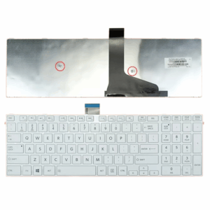 Toshiba Satelite S50, S50-A White Frame, Laptop Keyboard White
