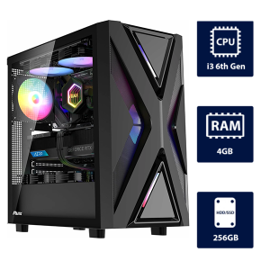 i3 6th Gen CPU, 4GB RAM, 256GB SSD RUIX CV203 Desktop Tower