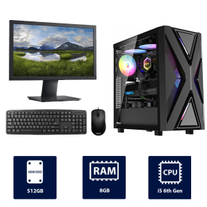 i5 6th, 8GB, 512GB SSD Antec RUIX CV203 RGB Full Desktop Computer