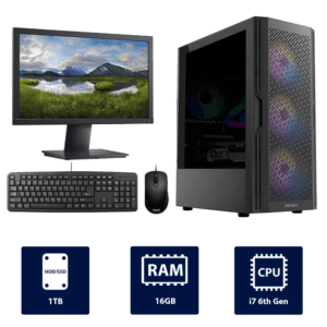 i7 6th, 16GB RAM, 1TB SSD Antec AX20 Full Desktop Computer