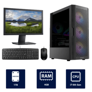 i7 6th, 4GB RAM, 1TB HDD Antec AX20 Full Desktop Computer