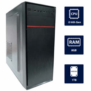 i3 6th, 16GB RAM, 1TB HDD Desktop Computer