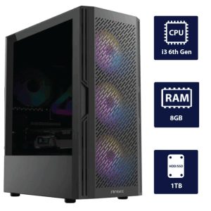 i3 6th Gen CPU, 8GB RAM, 1TB SSD Antec AX20 Desktop Tower