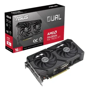 Asus Radeon RX 7600 XT Dual OC 16GB Graphics Card